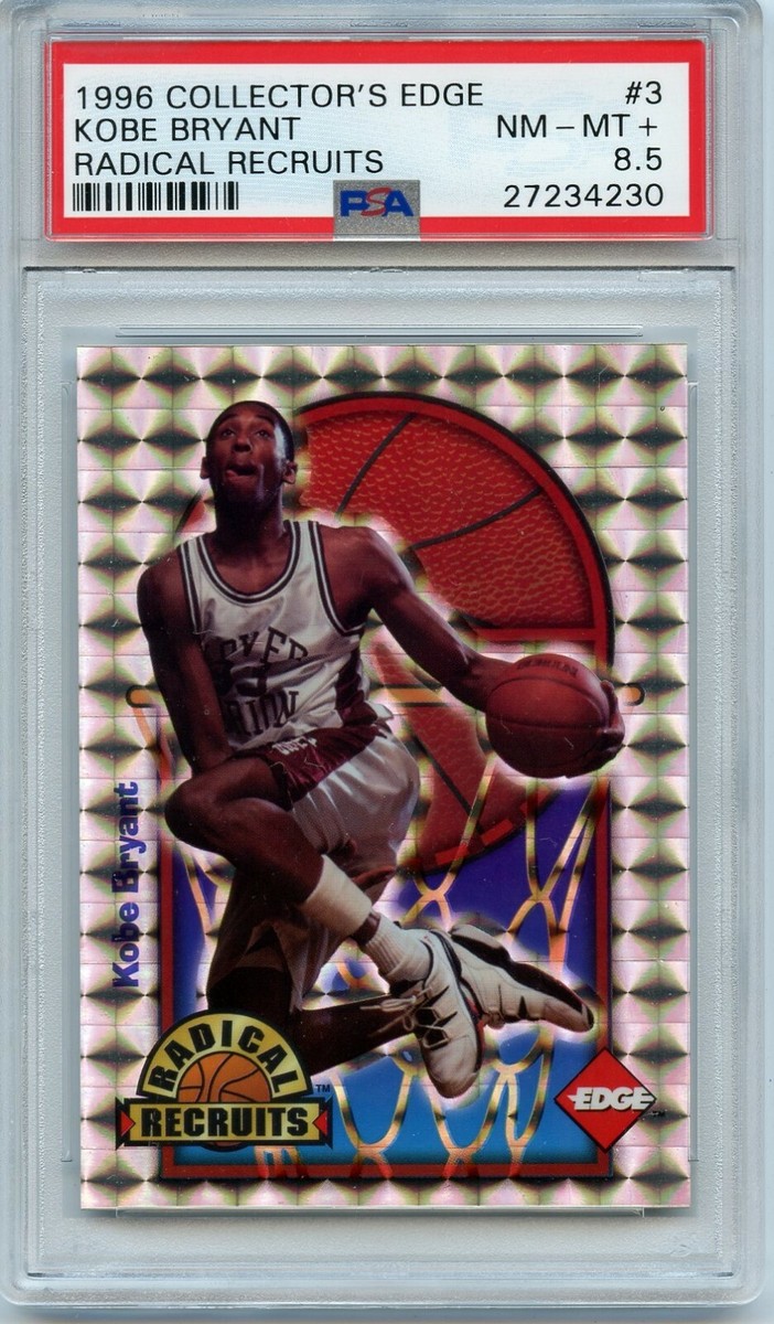 1996 Collector's Edge Radical Recruits #3 KOBE BRYANT RC