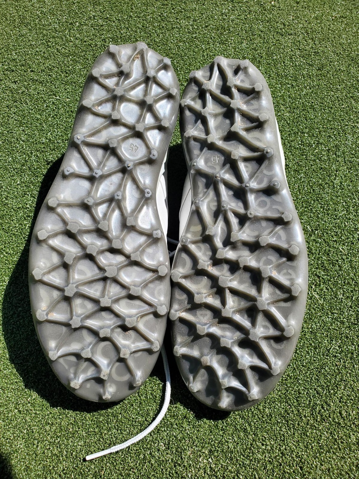 LOT OF TWO PAIR ECCO GOLF SHOES SIZE 11 or 45, ALL LEATHER