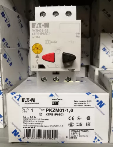 1PC NEW EATON MOELLER Motor switch PKZM01-1.6 Free shipping
