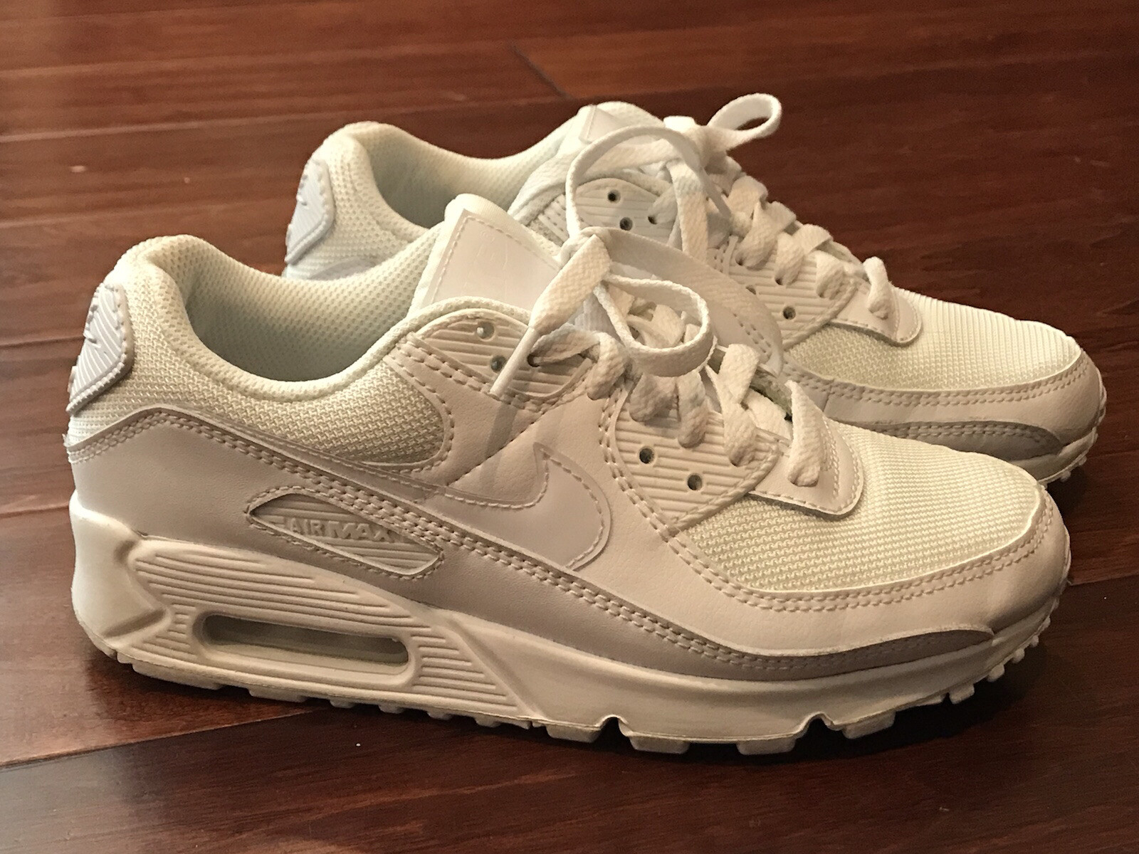 Triple White Athletic Running Shoes 