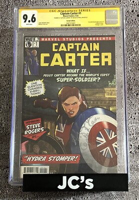 CAPTAIN CARTER #1 CVR-C MARVEL STUDIOS ANIMATION VAR SIGN ACTRESS HAYLEY ATWELL