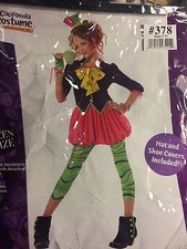 CALIFORNIA COSTUME THE MAD HATTER HALLOWEEN COSTUME - TEEN JUNIOR M 7-9