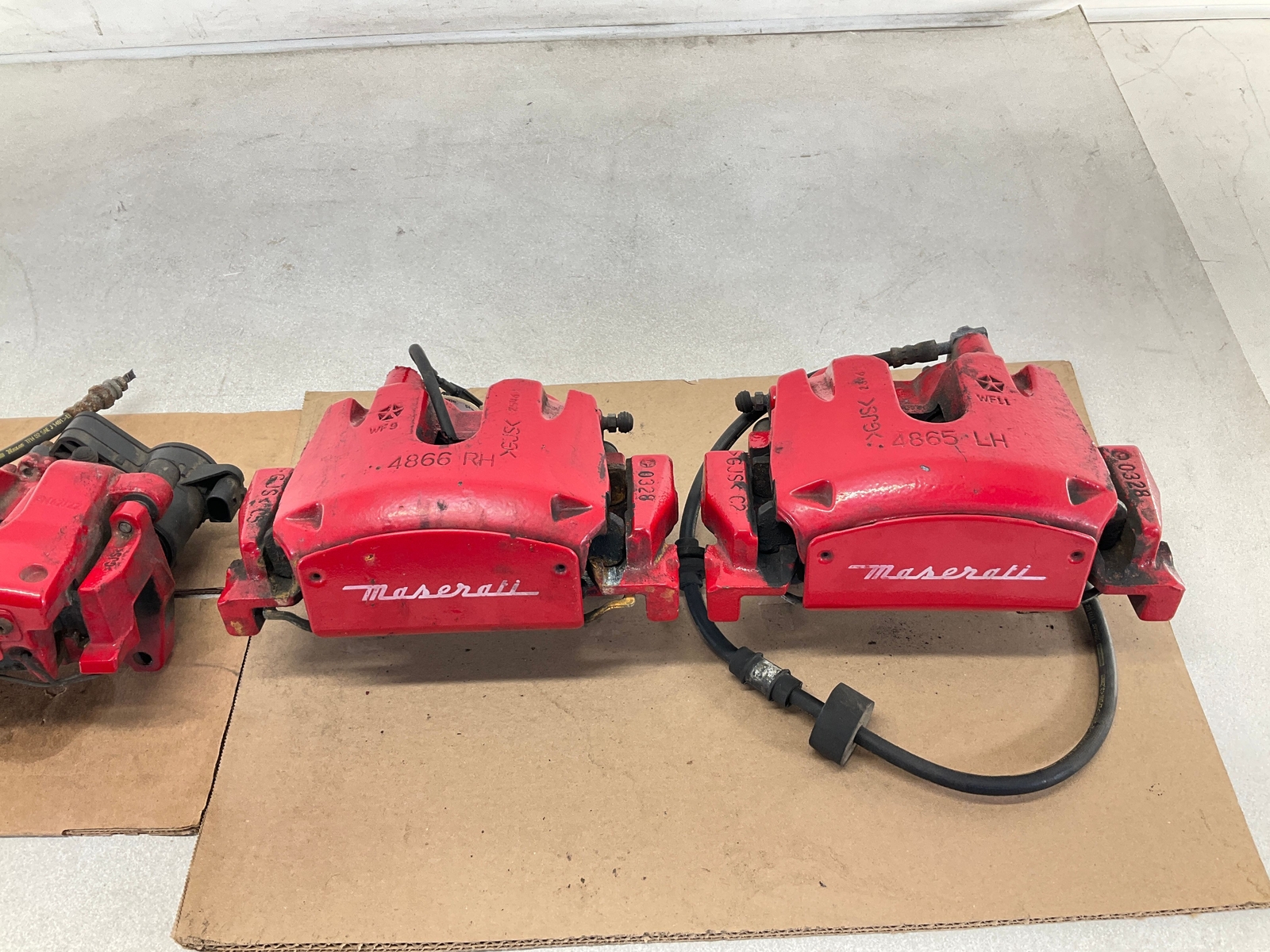 17-20 MASERATI Levante AWD Front & Rear Wheel Brake Caliper 4 OEM