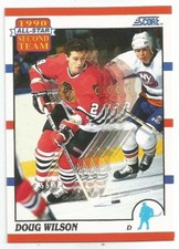 DOUG WILSON 1990-91 SCORE ALL STAR CARD NEAR MINT CONDITION