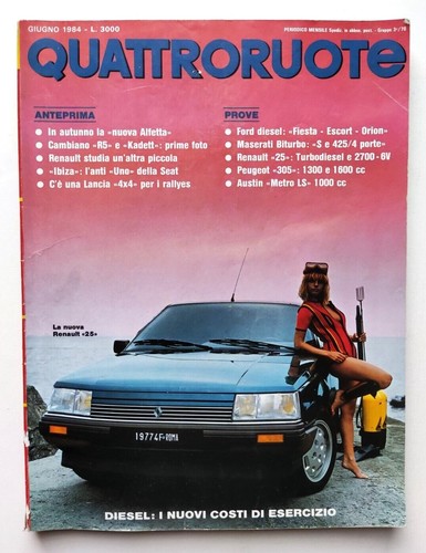 Rivista Quattroruote Numeri Vari Anno 1984 Auto Automobili Vintage Ed.Domus - Picture 7 of 7