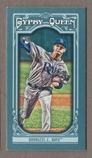 JAKE ODORIZZI 2013 Topps Gypsy Queen MINI Parallel Card RC #98 Rookie Logo Rays