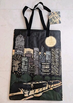 Trader Joe s - NOCTURNE NIGHT VIEW - Reusable Shopping Bag - Rare - New with tag