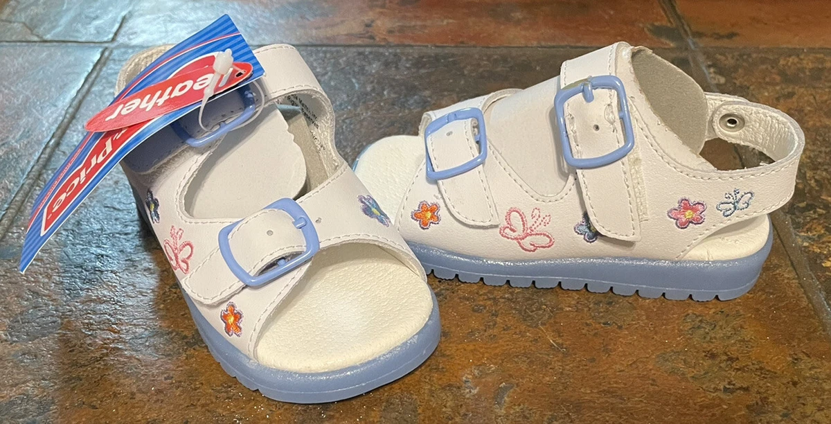 Fisher Price Footwear Toddler Girls Leather Sandals Sz. 6 Double