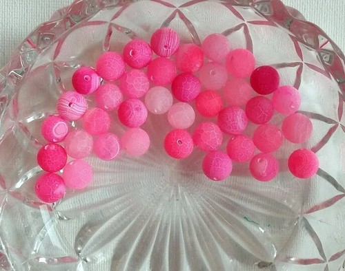 Mixed Lots Of Matte & Smooth Agate Beads 6mm/8mm/10mm U Pick Mix N Match - Picture 48 of 96
