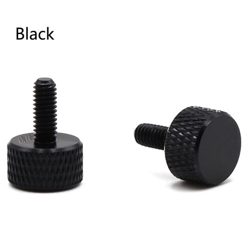 Multicolor Aluminium Alloy Knurled Head Hand Screws M3 M4 Length 6/8/10/12mm New - Picture 5 of 10