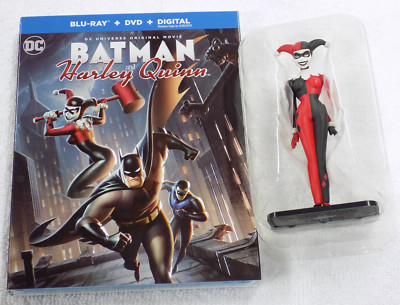 Batman and Harley Quinn Blu-Ray DVD Digital Figure NEW DC Comics Limited Editon