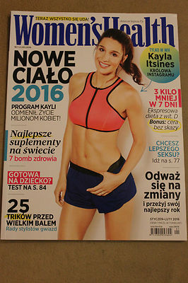 WOMEN'S HEALTH 1-2/2016 Kayla Itsines - Polish Magazine