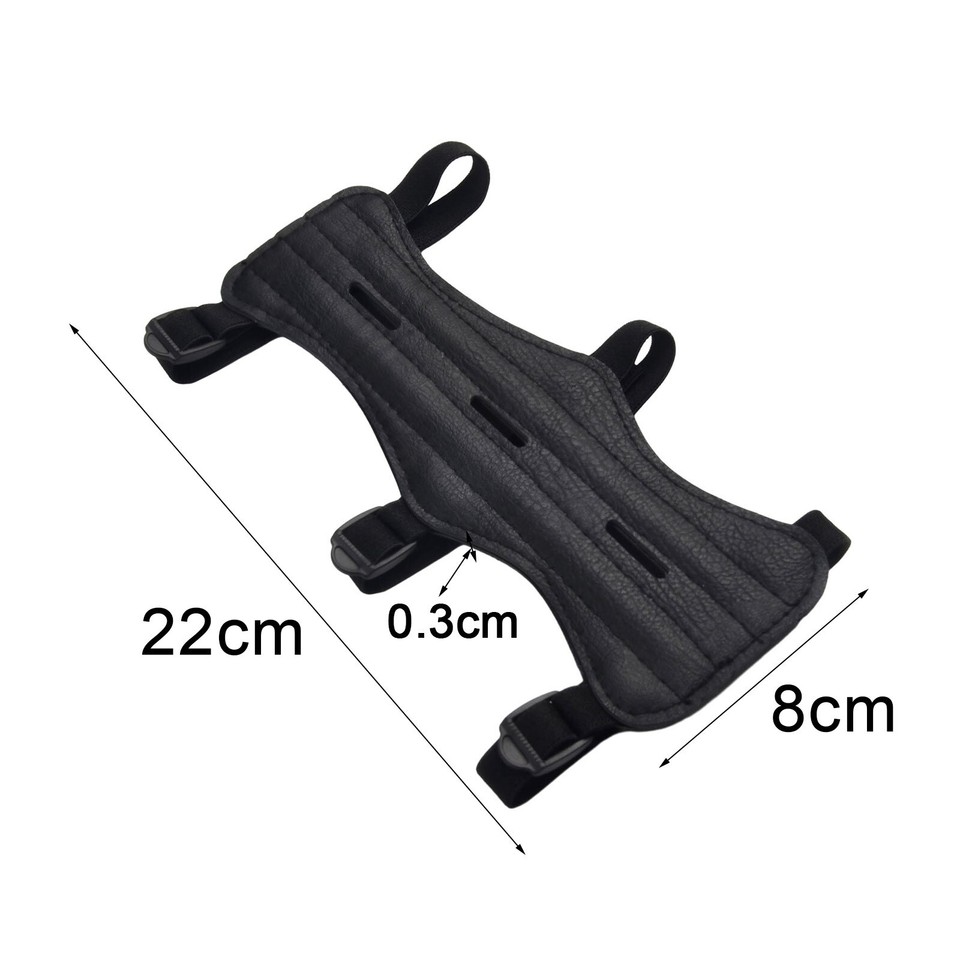 Archeryarm Guard Armguard Adjustable DoubleLayer Leather Longterm