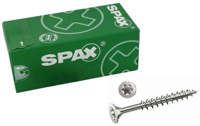 Spax Spanplattenschraube Ø 5mm mit Teilgewinde silber verz. I-Stern T20