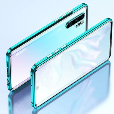 Double Sided Glass Metal Frame Shockproof Case For Huawei Mate40Lite 30Pro 20