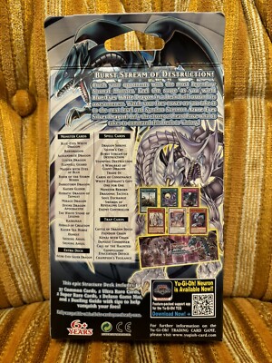 yugioh saga of blue eyes structure deck White Destiny Upgrade Blue-Eyes White Dragon (SDKS) - Unlimited Edition It Also Shields Your Graveyard So That Your Opponent Cant Banish Any Of The Cards Located There Opening a Saga of Blue