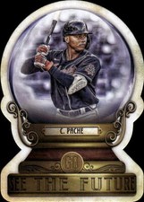 2022 Topps Gypsy Queen Cristian Pache #CG-20 Crystal Gazing Die Cut Atlanta 12C