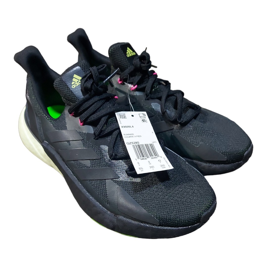 Men's Adidas X9000L4 Running Shoes Gym Casual Sneakers Black