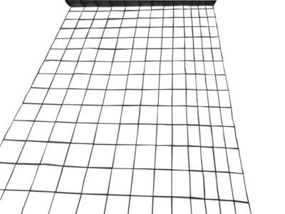 Graduated Fencing Industrial Mesh Fence 25m Roll 1.5m H Black Welded ...