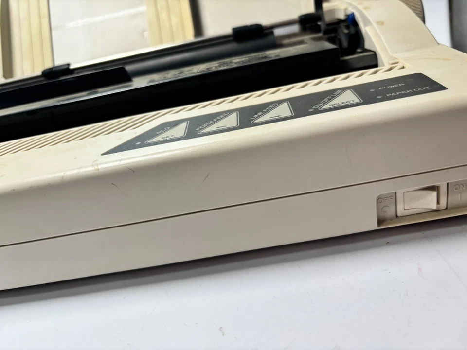 UNTESTED Powers On Vtg Tandy DMP 133 Dot Matrix Computer Printer Collector - Image 4 of 4