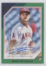 2022 Topps Gallery Rookie Auto Green 16/99 Reid Detmers #RA-RDE Auto 0c2t