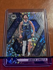 2024-25 Panini Mosaic #115 Dereck Lively II Fast Break Silver Disco Mosaic