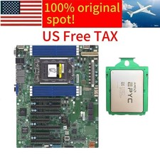 Supermicro H12SSL-i ATX DDR4 Server Motherboard With AMD EPYC 7502 32 Cores CPU