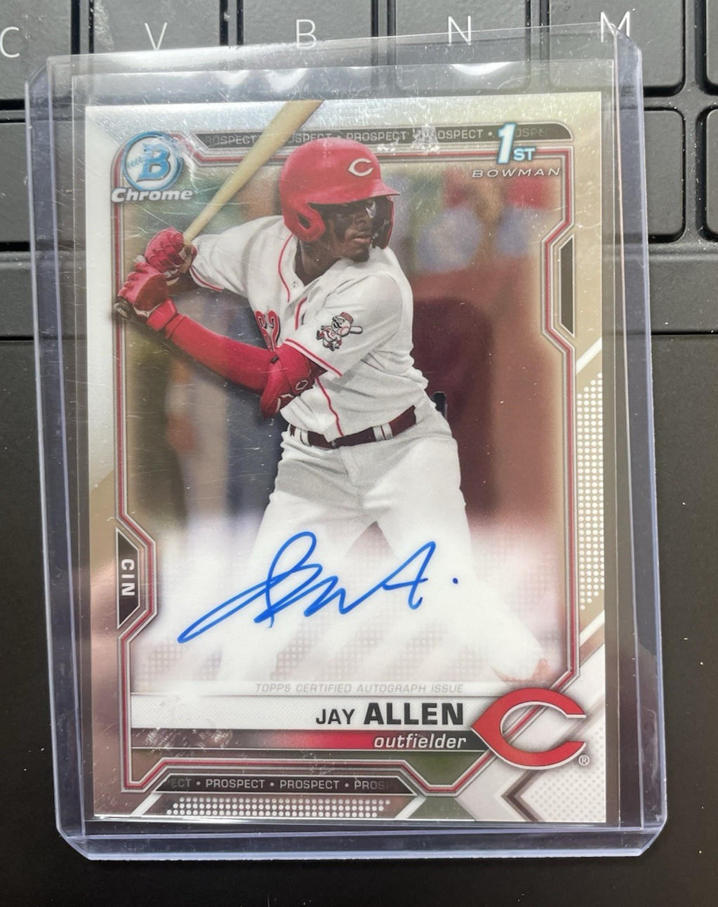 2021 Bowman Draft - Chrome Draft Pick Autographs Jay Allen #CDA-JA (AU, RC)