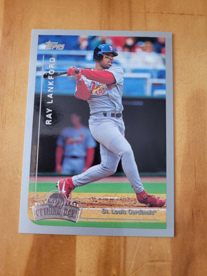 メジャーリーグ　カード　Ray Lankford 1993 Hostess Ray Lankford #5 on Kronozio