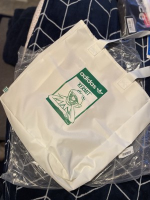 NEU Limited Ed Adidas x Disney Kermit Muppets Stan Smith Style Shopper Tote Bag
