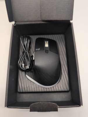 Logitech MX Master 3S Wireless Mouse Standard Edition, BLACK (NO DONGLE) READ!