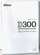 Nikon Camera Manual D300 Original Users Guide Spanish Version Paperback Booklet