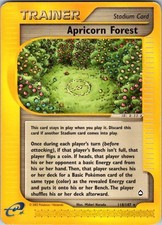 Apricorn Forest 118 Rare Aquapolis Pokemon Damaged on eBay