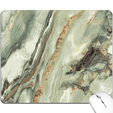 BOONEST Sage Green Marble Mouse Pad Cute 7.9L x 7.9W inches, sage green