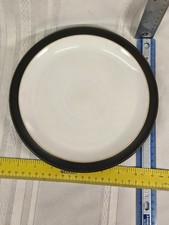 Denby Jet MATTE BLACK Salad / Dessert Plate 8...