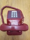 Vintage AT&T Western Electric 2500DM Red Desk Phone Push Button 1984 Working — photo 4