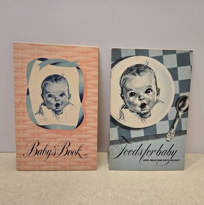 1950's Gerber's Baby's Book and Foods For Baby. 2 Books Vintage 