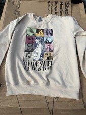 TAYLOR SWIFT GILDAN ERAS TOUR GRAPHIC CREW NECK SWEATSHIRT - WOMEN S SMALL