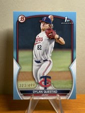 2023 Bowman Draft #BD-25 Dylan Questad Sky Blue /499 Twins 1st Prospect
