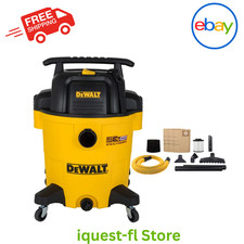 DeWalt 12-Gallon 5.5 HP Stealthsonic Quiet Wet/Dry Shop Vacuum, Hose  Acc. NEW