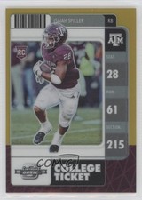 2022 Chronicles Draft Picks Contenders Optic Gold Prizm 7/10 Isaiah Spiller 10k8