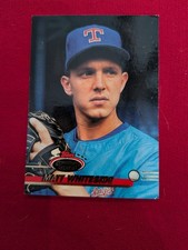 1993 TOPPS STADIUM CLUB RANGERS MATT WHITESIDE #474 Baseball Card INVPV1