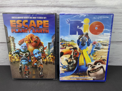 Rio (DVD, 2011) Brand New Sealed Animated Escape From Planet Earth,  Lot ￼