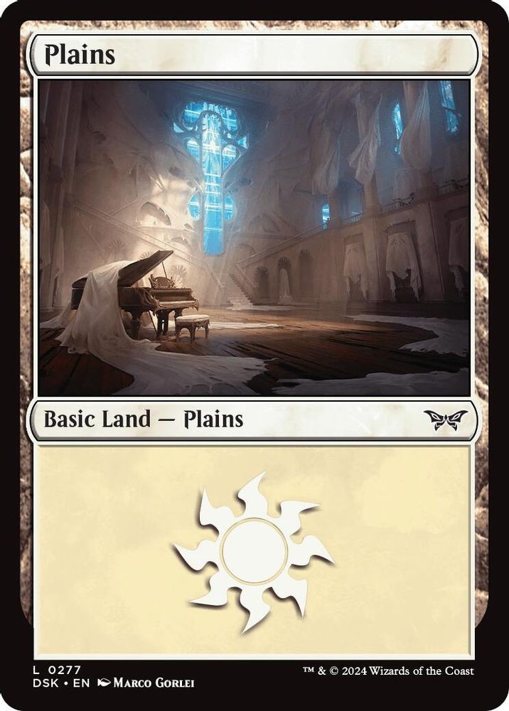 2024 Magic: The Gathering: DSK - Plains 0277 (#277, Land, Near Mint)