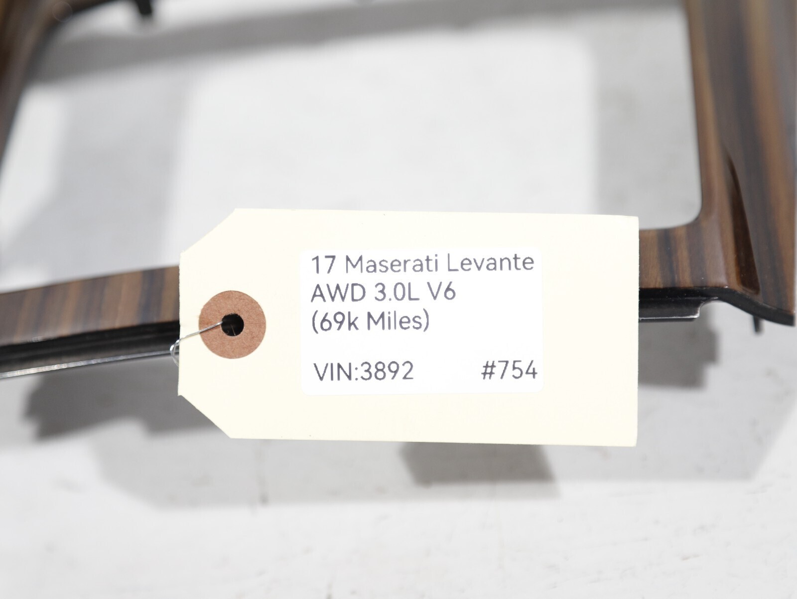 17-20 MASERATI LEVANTE M161 WOOD GRAIN CONSOLE DOOR PANEL TRIM COVER SET ?? 69K