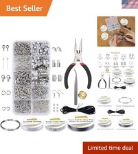Comprehensive Silver Jewelry Craft Kit for Adults - 922 Pieces  Essential Tools