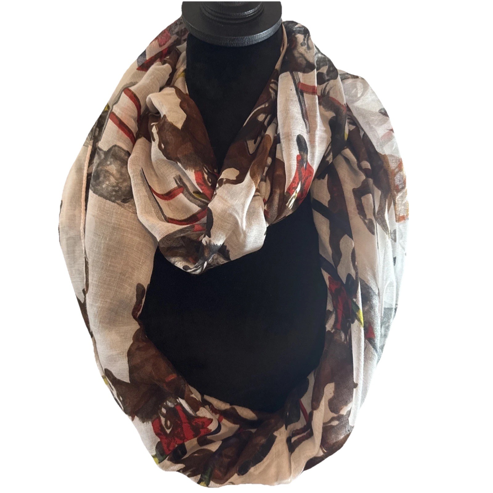 Lila Jumper Themed Infinity Scarf for Women - Soft & Stylish Winter Accessory