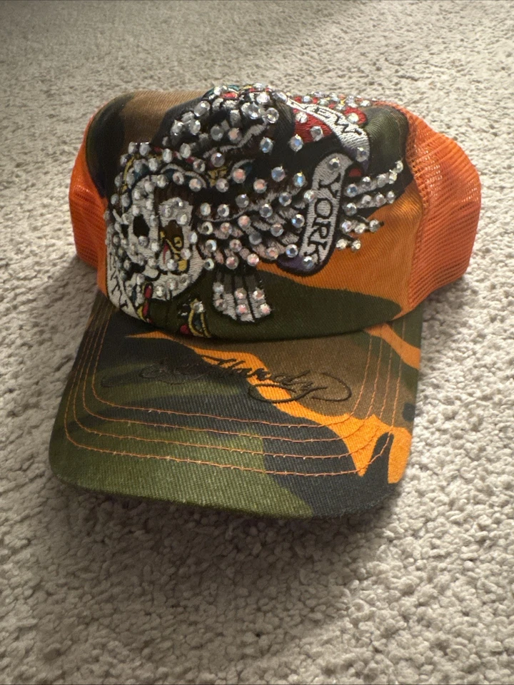 LOTE SOMBRERO RARO Ed Hardy + Mono Rojo + Christian Audigier Foto 4 de 4