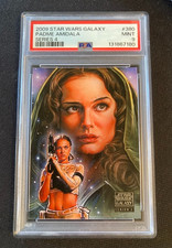 2009 TOPPS STAR WARS GALAXY SERIES 4 RC DEBUT CARD PADME AMIDALA 15 380 PSA 9