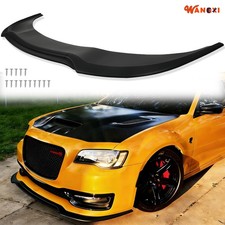 For 2015-2023 Chrysler 300 C S Srt Front Bumper Lip Splitter Spoiler Matte Black